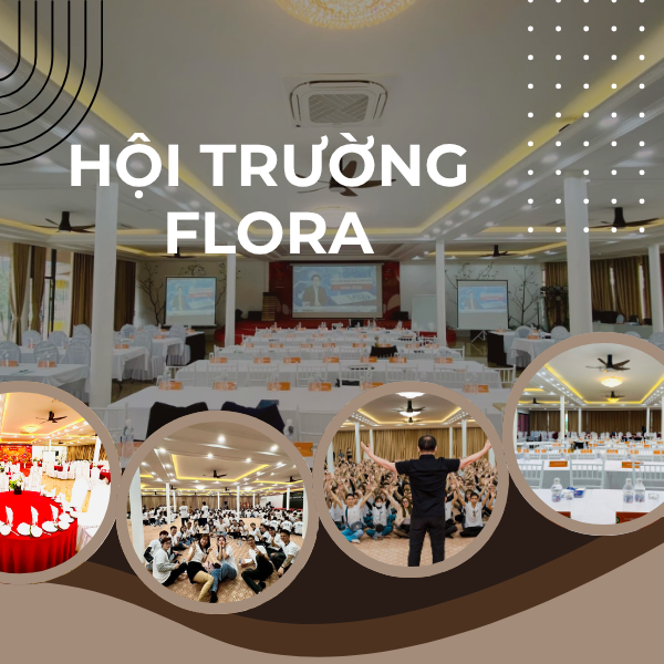Hội trường tổ chức sự kiện đẳng cấp tại Flora Resort – Không gian xanh lý tưởng cho hội nghị, tiệc cưới, gala

