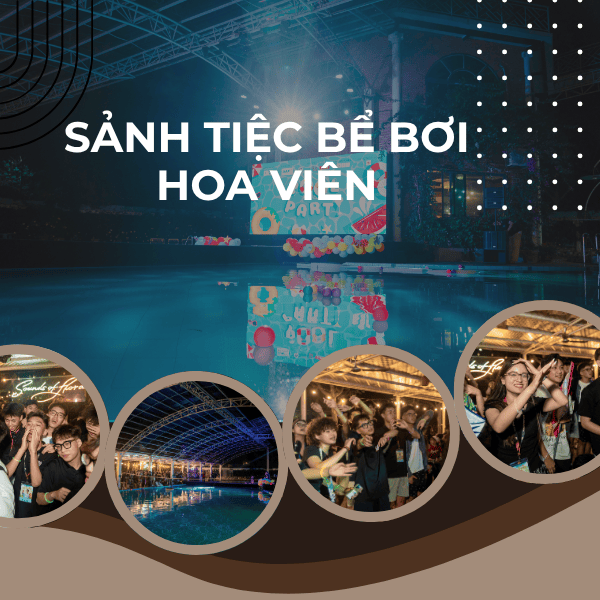Sảnh Tiệc Hoa Viên – Không Gian Tổ Chức Tiệc Bên Hồ Bơi Đẳng Cấp Tại Flora Resort Sóc Sơn